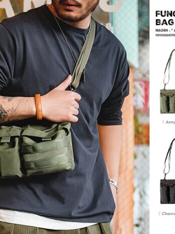 Multi-Pocket Function Crossbody Bag