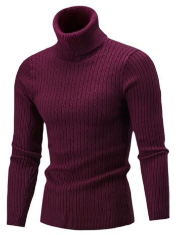 Autumn Winter Men’s Turtleneck Sweater