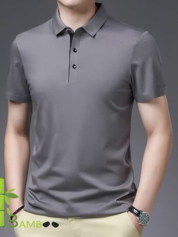 Business High Quality Cotton Polo Shirt Men