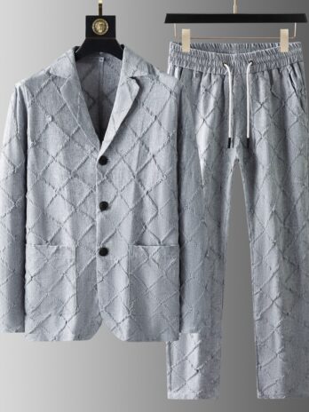 High-end cotton and hemp leisure suit