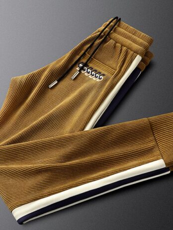 ribbon corduroy pants