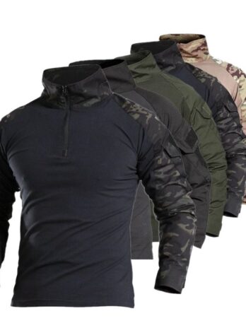 Men Tactical Camouflage T