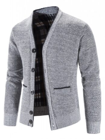 Men Winter Thicker Knitted Cardigan Sweatercoats