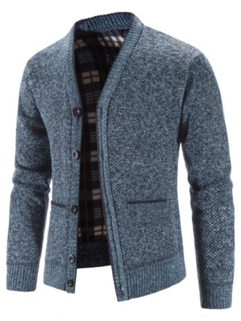 Men Winter Thicker Knitted Cardigan Sweatercoats