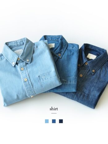 Chambray shirt men shirt long sleeve