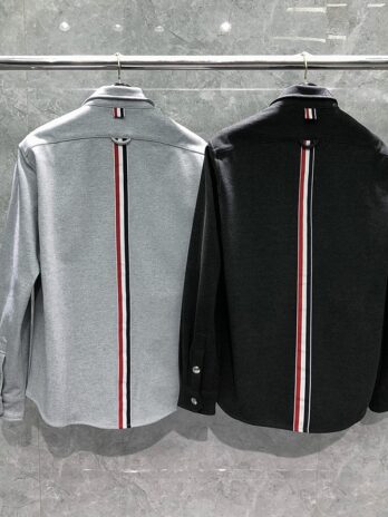 Men Jackets With Striped webbing On the Back